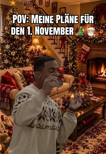Meine Pläne für den 1. November: Weihnachtsdekoration anbringen