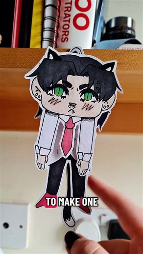 Oc-tober day 1! I made a dangling figure of my favourite oc #oc #ocfanart #ocsart #october #ocartist