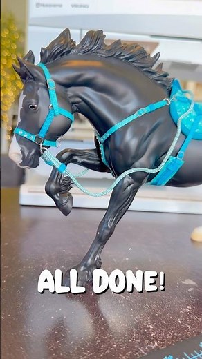 Let’s make a bareback pad tack set! ✨ #breyer #schleich #hobby #tutorial #horse #crafting #diy
