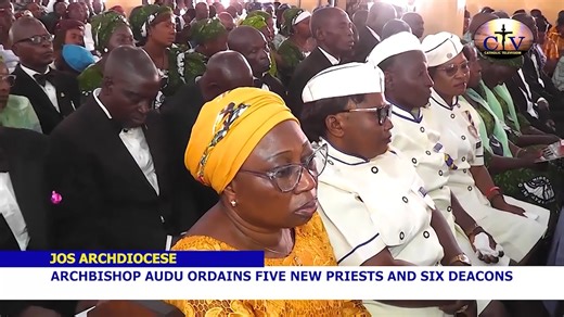 Archbishop Audu Ordains Five New Priests and Six Deacons. CTV NEWS ©2025 Subscribe and follow us on all of our social media handles @Catholic Television of Nigeria for interesting stories from the church and around the world, you can also watch us live on GOTV on channel 115. | Catholic Television of Nigeria