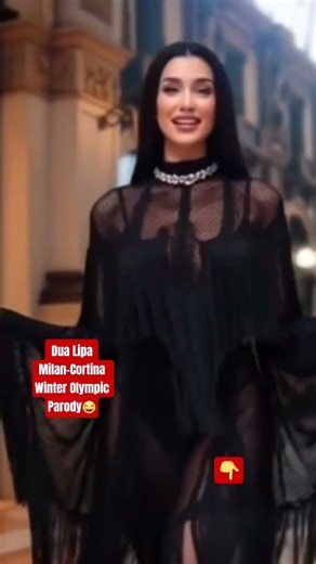 Dua Lipa Lippa brings the cool to Milan ( Parody)