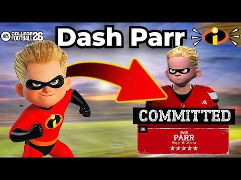 I Put Dash Parr in College Football 26! (Road to Glory)