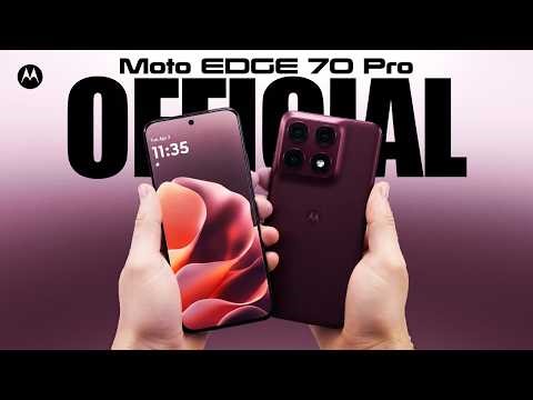 Motorola Moto Edge 70 Pro: Official First Look Design | Key Specs, New Colors, Launch Date, Price!