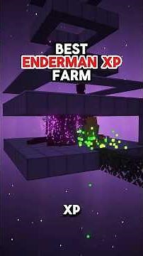 BEST ENDERMAN XP farm in minecraft