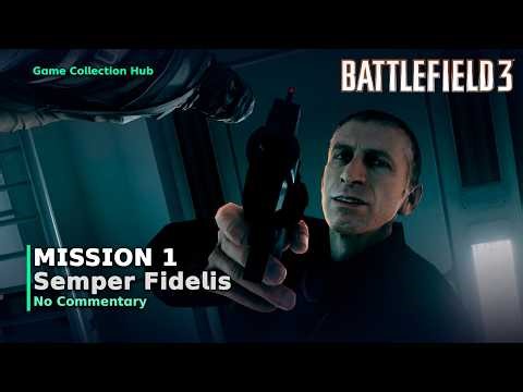 Battlefield 3 - Mission 1: Semper Fidelis (No Commentary)