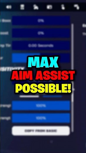 NEW Best Controller SETTINGS For MAX AIM ASSIST in Fortnite Chapter 7 🎮🎯
