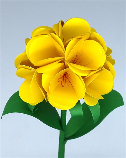 Beautiful paper flower making very easy tutorial at home - Room decoration ideas with color paper flower #flowers #diy #decor | Origami Art & Crafts