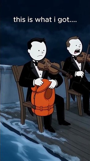 reimagine scene from titanic using ai. its bad #parody #trynottolaugh #animation #ai #titanic