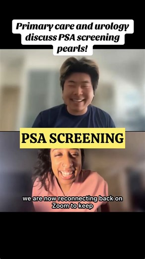 Talking with @GenZ MD | Fam Med💫🌈 about the art of PSA screening and differences in the guidelines. As more nuances build it is so important to have these continued conversations! #prostatecancer #prostatehealth #urology #pcp #fypシ