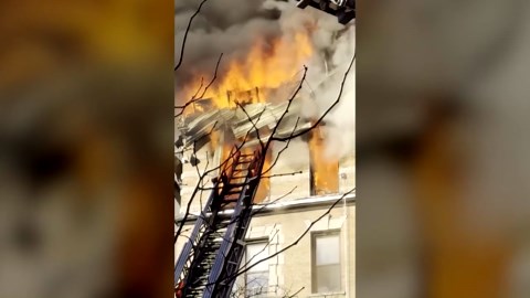 Fire breaks out in apartment building in NYC, at least six injured