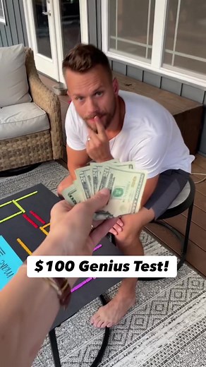 102K views · 839 reactions | $100 Genius Test! 勞 | Jordan Flom | Facebook