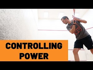 Tip: How to Control a Powerful Squash Racket
