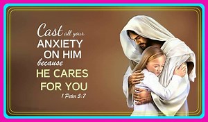 Remember that Jesus always cares for you. Cast all your cares upon Him. #JesusCares | Unofficial: My movies Zone
