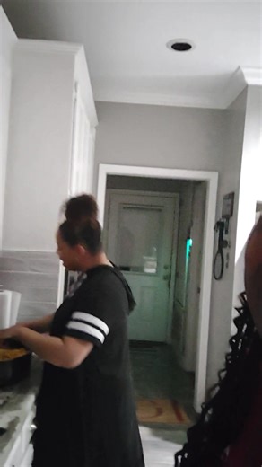 In the kitchen cooking with my Baby Girl! She felt the spirit! Shameca Gatewood! Call him up & tell him what chu won't!!!!!! | Karen Wolfe Bass