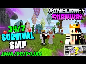 🌪️ Best Free Public Survival Smp 🥳 Server For Minecraft | (Java/Pe) ⚡ 24/7 Online | Anyone Can Join😱