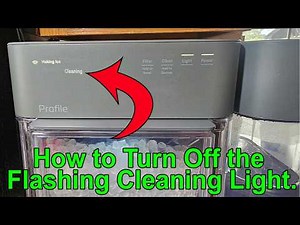 GE Opal 2.0 Cleaning Light Won't Turn Off? Try This