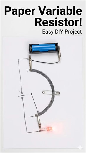 how to make easy and simple variable resistor