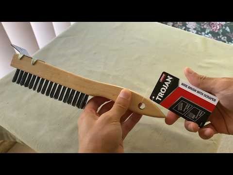 Trojan Wire Brush with Scraper | Cleaning Tool Unboxing