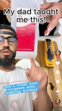 Cleaning my clippers like a Barber #hairstyle #barbertools #hairclippers #clippers