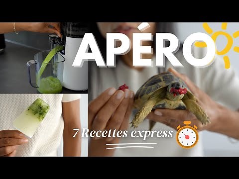 7 QUICK AND EASY RECIPES | SUMMER DINNER APERITIF: 15 min max