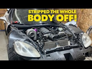 How to remove corvette body panels, prep for paint