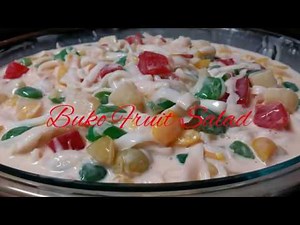 Buko Fruit Salad Recipe
