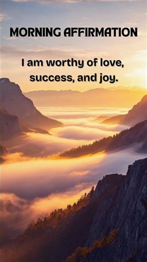 Manifest Love, Success, & Joy with Morning Affirmations #Motivation #SelfLove