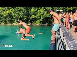Aare , Swimming in Switzerland🇨🇭Bern || Travel Guide