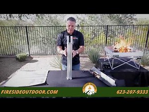 Fireside Outdoor's Pop Up Fire Pit Lets You Build a Large Fire Anywhere