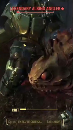 Fallout 4 Legendary Albino Angler #fallout3 #fallout4 #gaming #falloutlore #fallout4clips