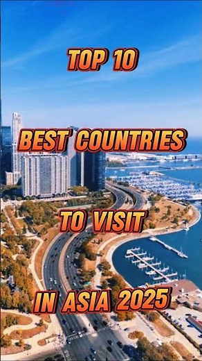 Top 10 best Countries to visit in asia in 2025 || beautiful asian countries || #travelasia #krabi
