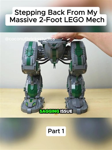 Stepping Back From My Massive 2-Foot LEGO Mech | Part 1