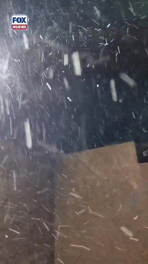 SAY IT AIN’T SNOW ❄️: Snow falls in Spruce Pine, NC on Monday evening as the La Niña winter to come gives millions an early taste of the season #snow #winter #northcarolina | FOX Weather