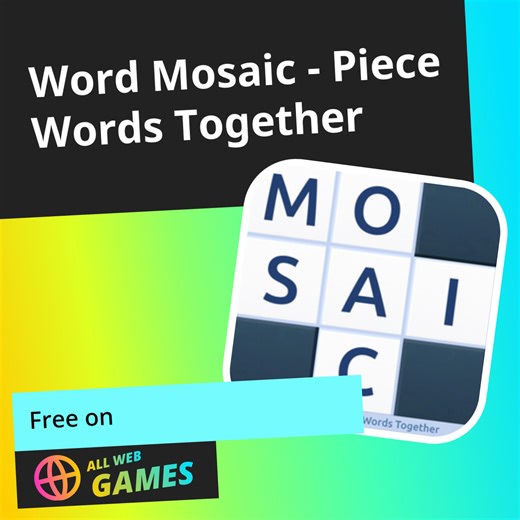 Word Mosaic - Piece Words Together: Play Online For Free On AllWebGames