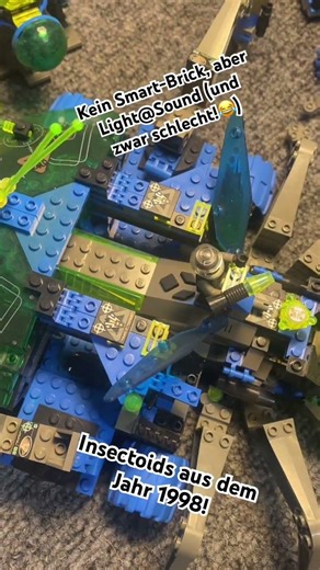 Nicht immer alles schlecht reden! Wir waren damals auch scharf auf das Gepiepe! #lego #insectoids