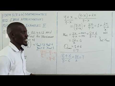 R02: ERROR APPROXIMATIONS | FM3 MATHS P03