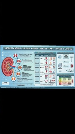 ChronickidneyDisease (CKD)#kidney #kidneydisease #kidneycare #nephrologycare #doctor #coding #health