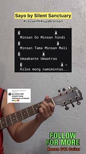 93K views · 2K reactions | Pwede gumamit ng Capo depende sa inyong preferences Rosen G12 Fermata Musical Instrument Shop #Sayo #SilentSanctuary #LessonNiKuyaBronson #GuitarCover #reelsvideo | Lesson Ni Kuya Bronson | Facebook
