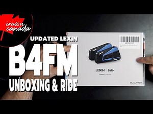 We Check Out The Updated Lexin B4FM 10 Rider Motorcycle InterCom | Unboxing and Ride