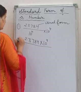 standard form of a number #maths #education #standardform