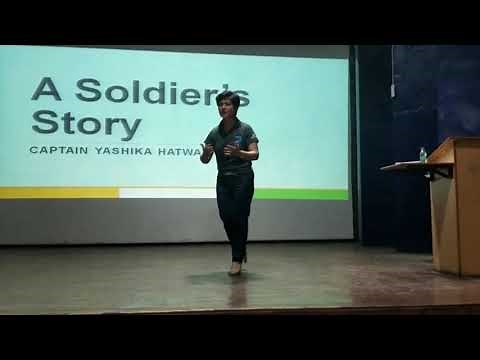 A Soldier's Story by CatFit's Captain Yashika Hatwal Tyagi. Speech that made #History