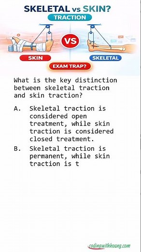 Skeletal vs Skin Traction
