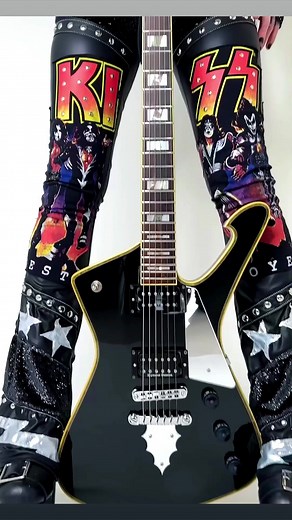 149K views · 2.7K reactions | You like my seven inch leather heels And goin’ to all of the shows ⭐️New one of a kind KISS pants I made coming this week ⚡️#kissonline #kissarmy | Metal Threads | Facebook