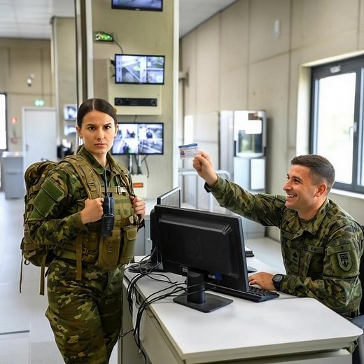 374K views · 2.1K reactions | Base Guard Refused to Check Her ID —...