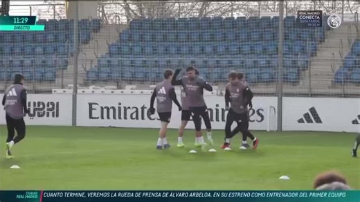 Real Madrid's First Training Session with New Coach