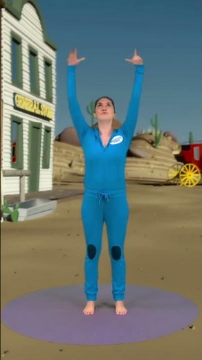 Fun Wild West Kids Yoga Morning Flow Warm Up! 🤠🌵🌞