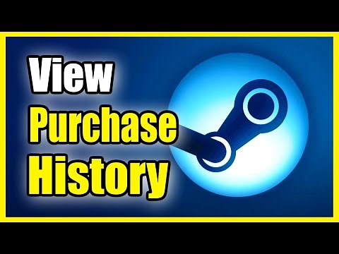 How to view Purchase History on Steam Account (Total Money Spent!)