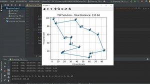 Q学习(Q-Learning)算法求解旅行商问题Python代码操作演示