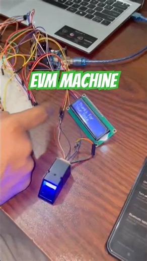 EVM machine || Project work CSE Department || #cse #project #university #sciencefacts #viralvideo