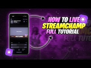 How To Live Stream for iPhone/iPad on YouTube | How To Live Stream on iOS StreamChamp Full Tutorial